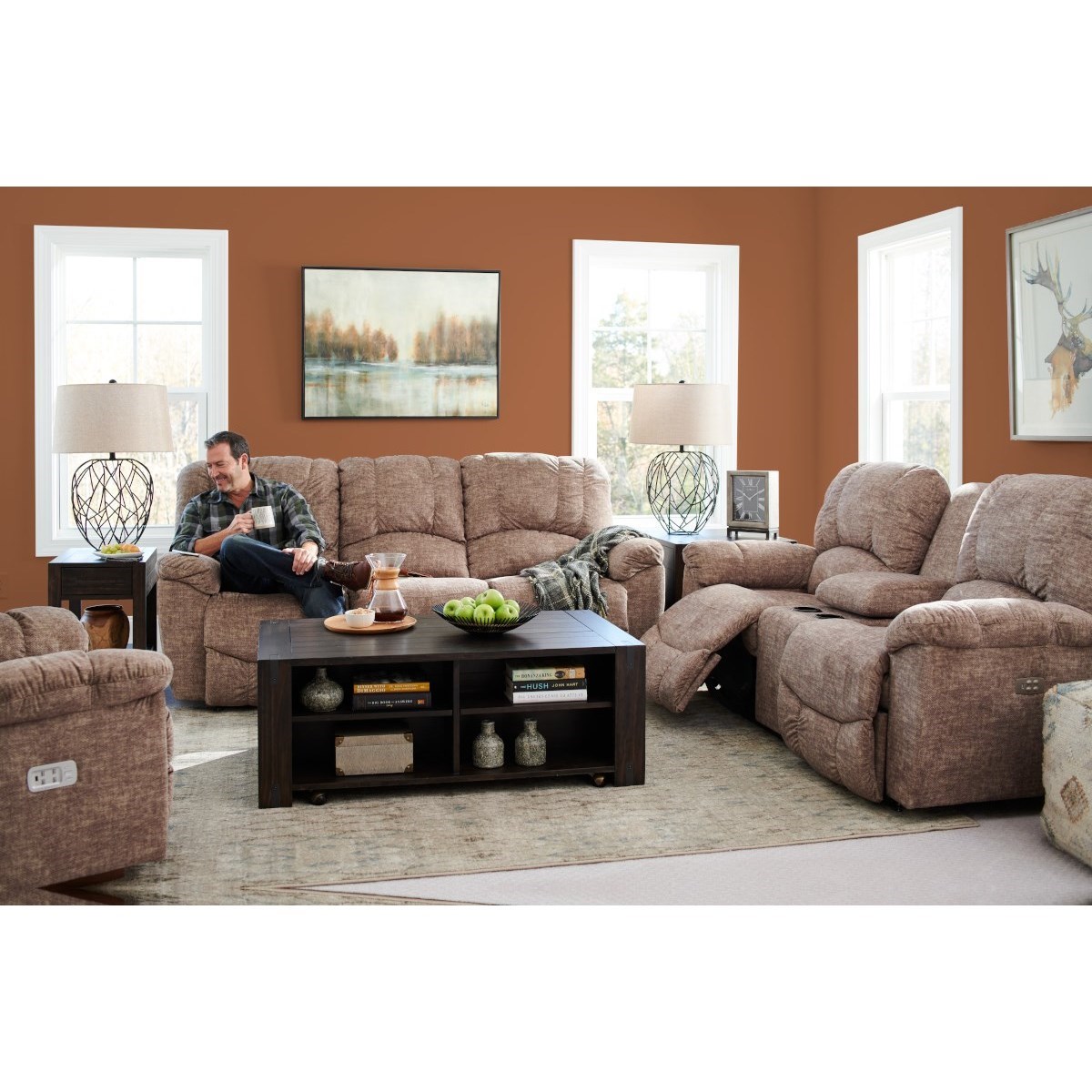 Hayes clearance reclining loveseat